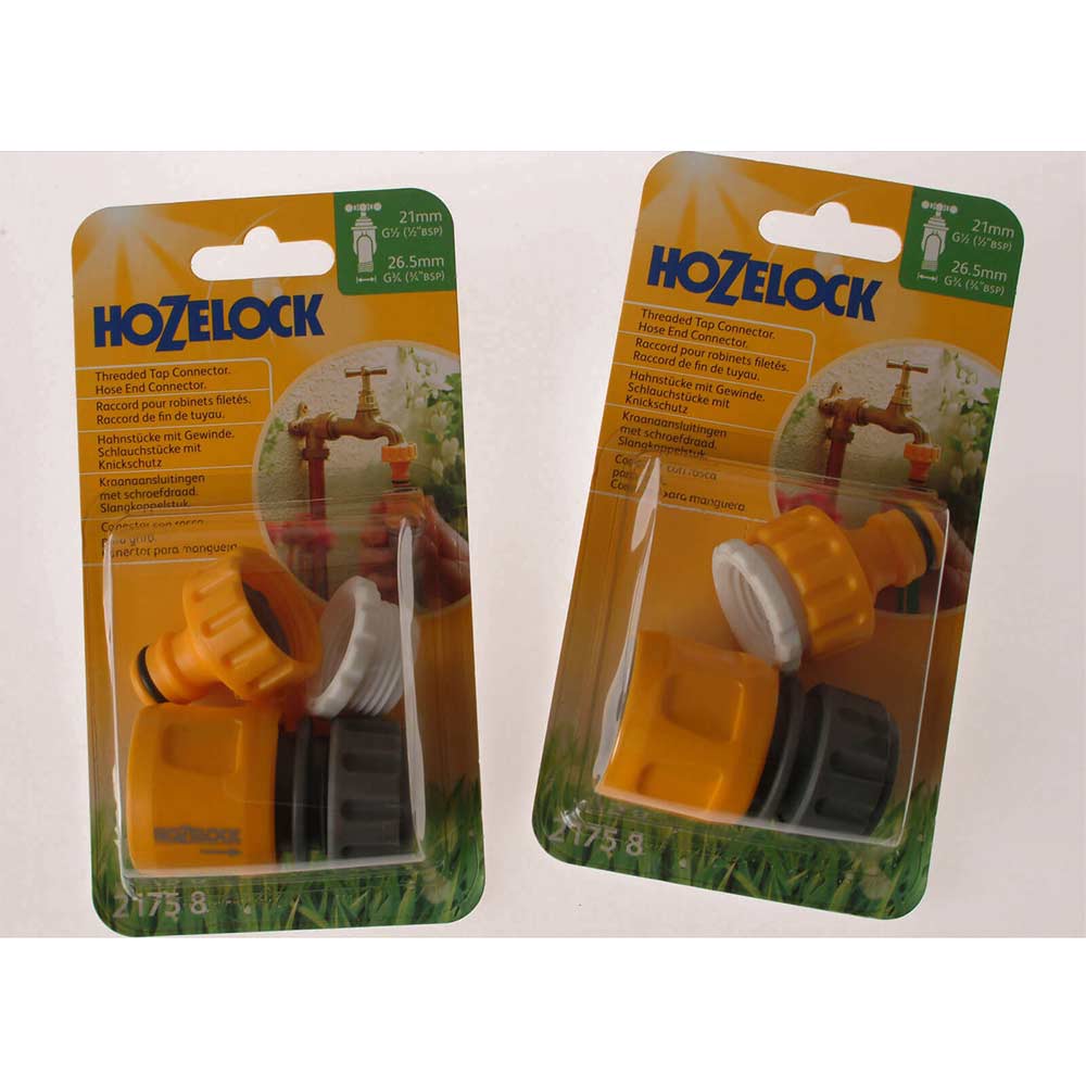 Image of Hozelock Plastic Outdoor Threaded Tap Connector 3/4&quot; BSP Taps