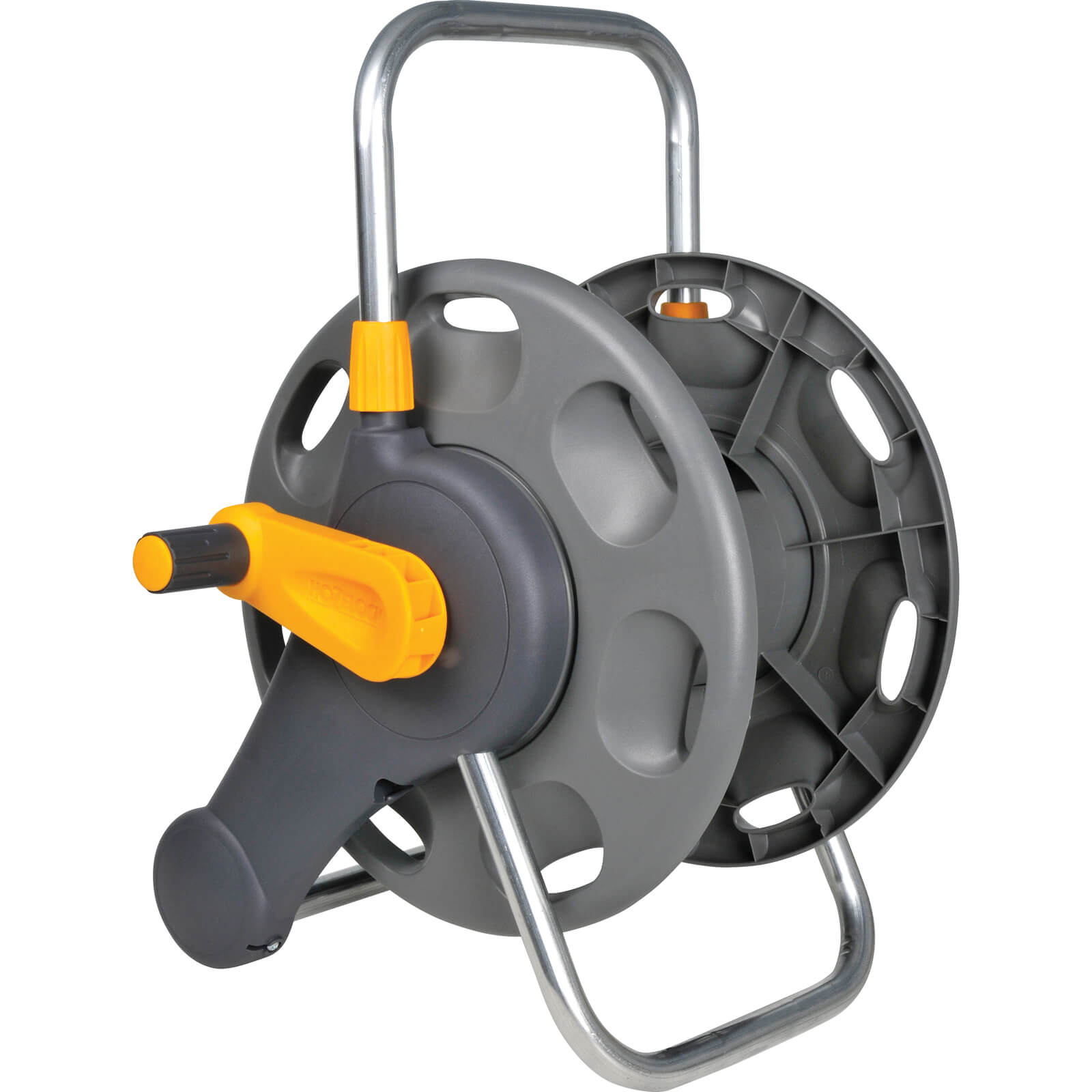 Hozelock 60m Floor or Wall 2 in 1 Hose Reel Without Hose + Connectors