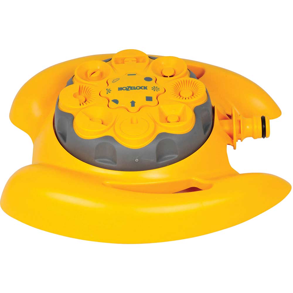Image of Hozelock Multi Garden Water Sprinkler with 8 Spray Patterns Max Coverage 79m2