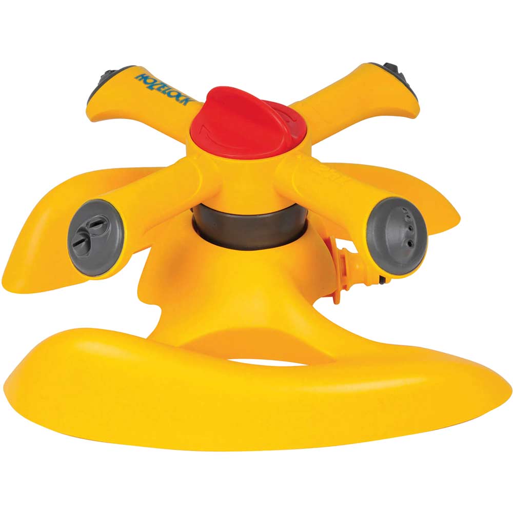 Image of Hozelock Rotating Garden Water Sprinkler Plus with 2 Spray Patterns Max Coverage 254m2