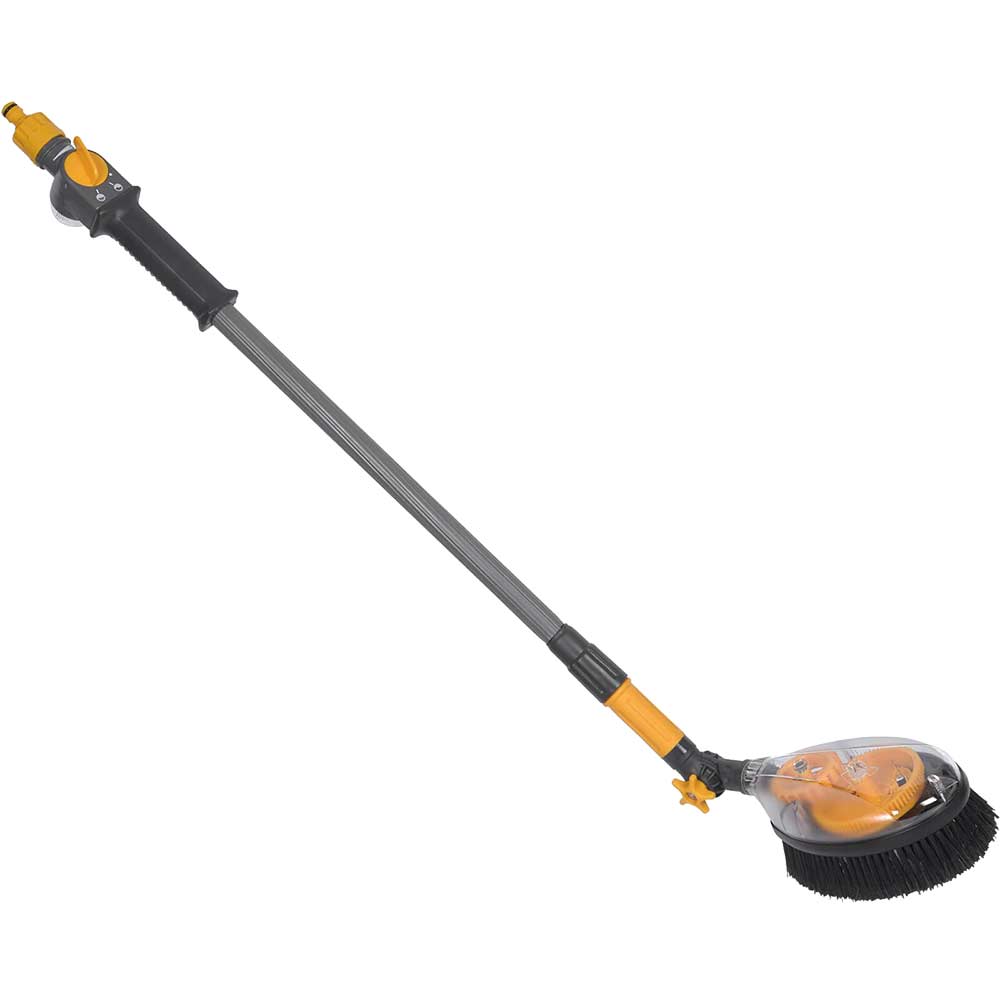 Hozelock Flexible Rotating Long Car Wash Brush Pro for Hose Pipes