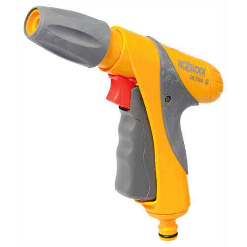 Hozelock Jet Water Spray Gun Plus with 3 Spray Patterns for Hose Pipes