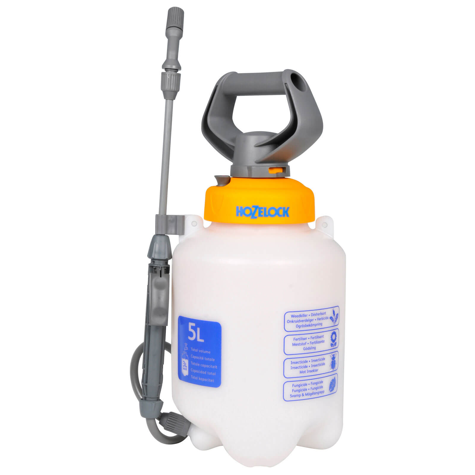 Hozelock Standard Pressure Water Sprayer 5 Litres Holds 3 Litres