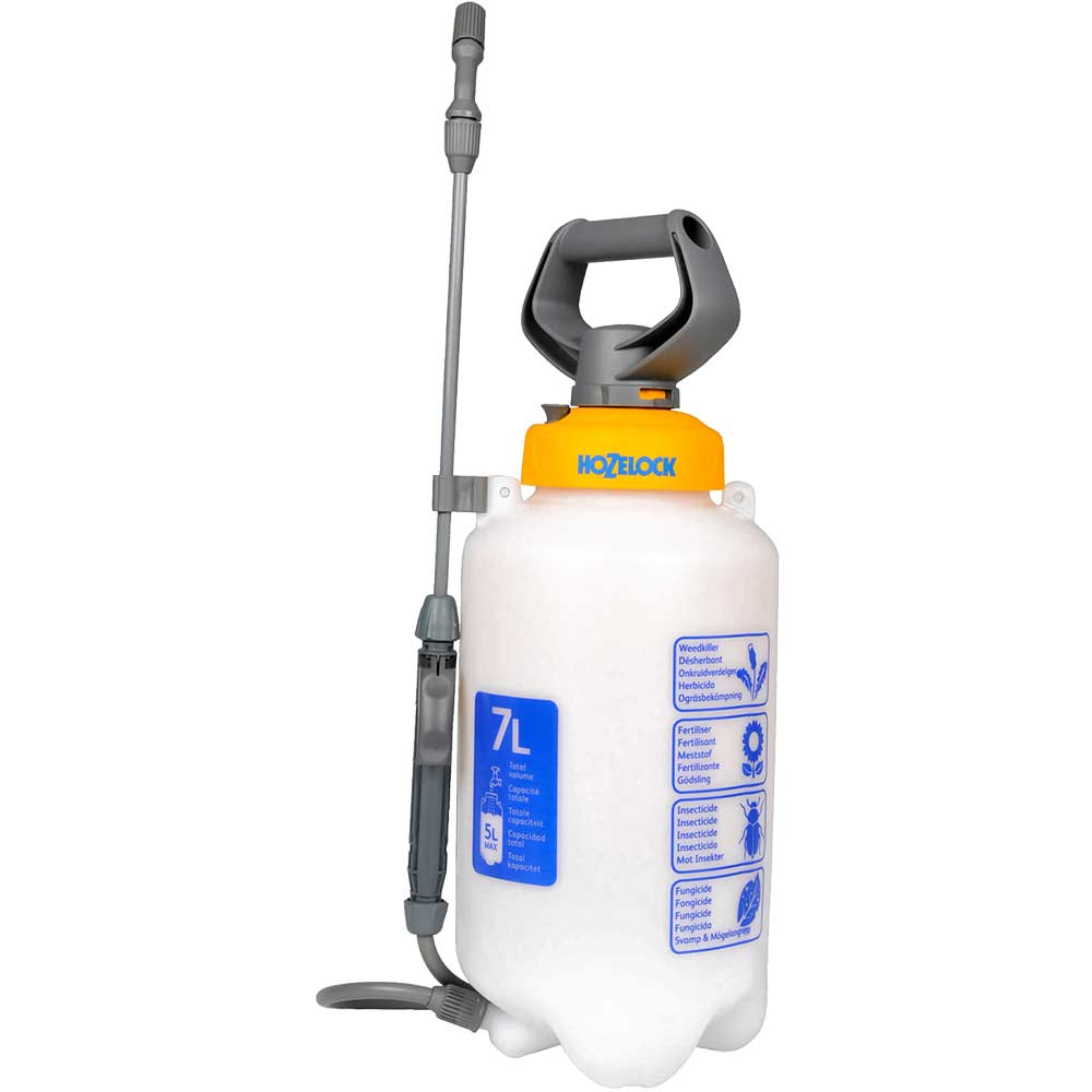 Image of Hozelock Standard Pressure Water Sprayer 7 Litres Holds 5 Litres