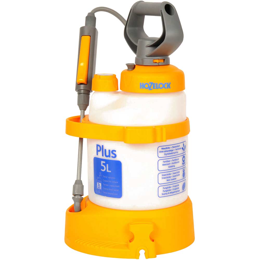 Hozelock Plus Pressure Water Sprayer 5 Litres Holds 3 Litres