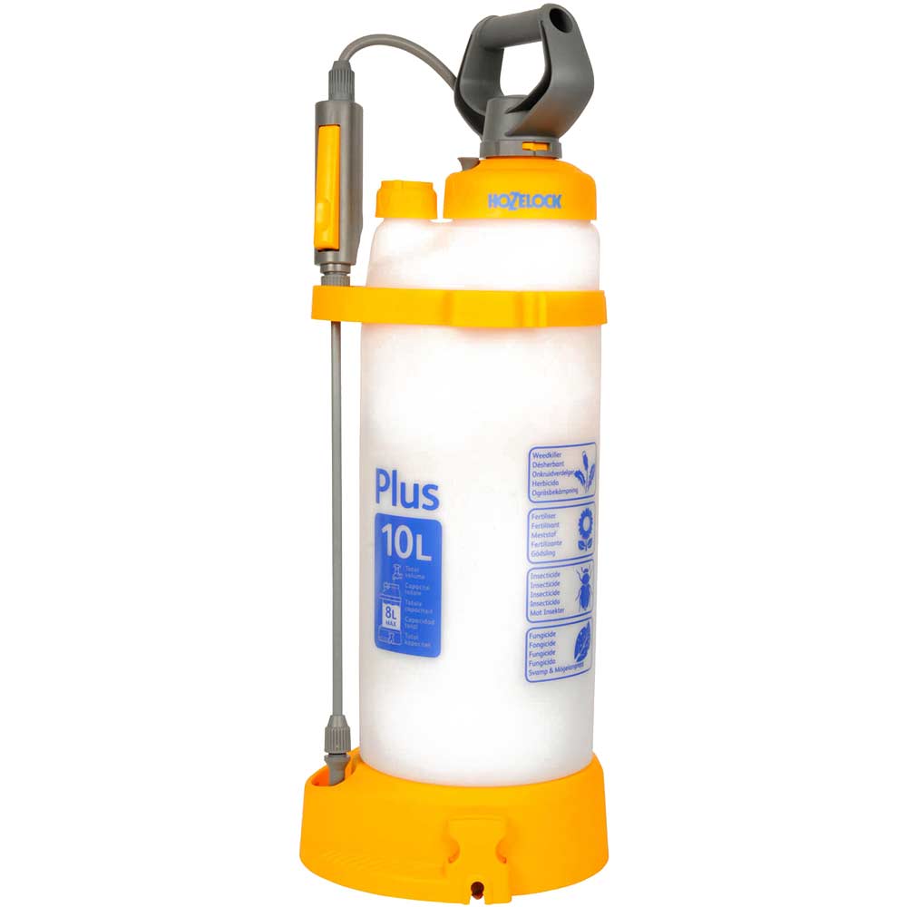 Image of Hozelock Plus Pressure Water Sprayer 10 Litres Holds 8 Litres