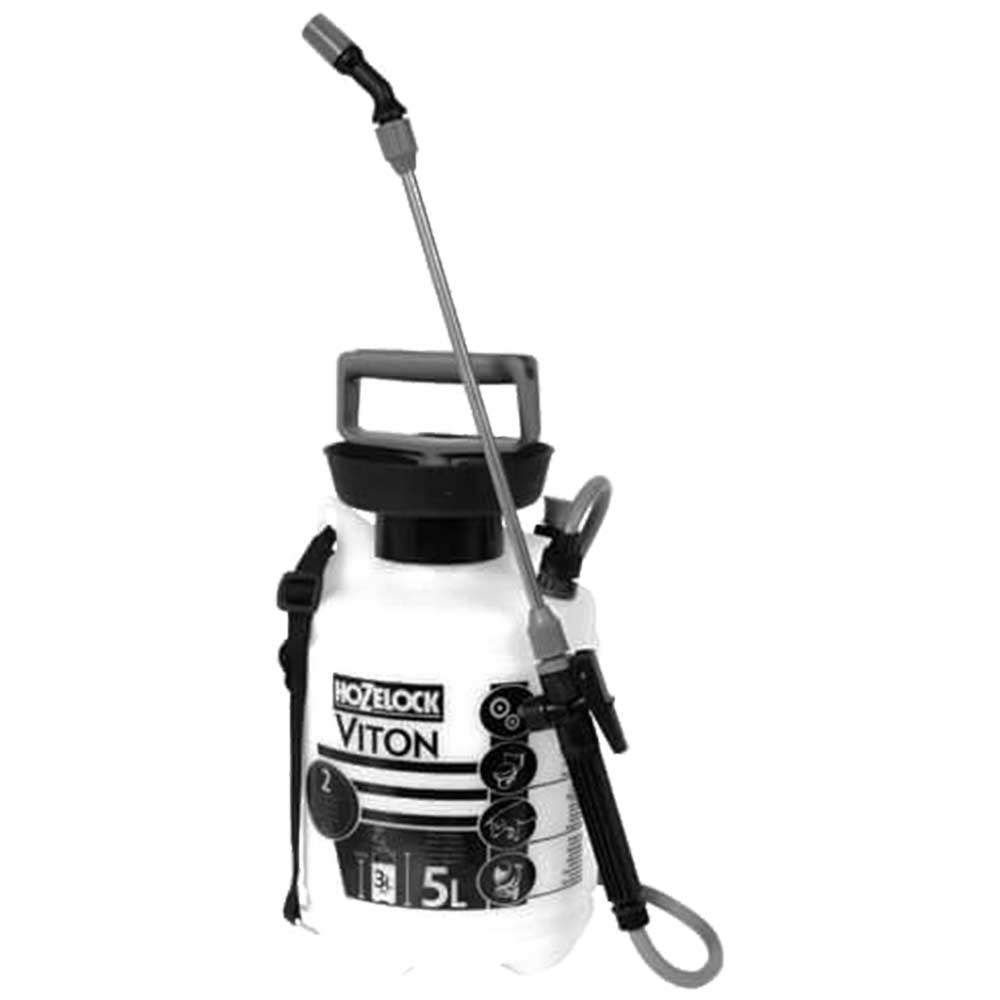 Hozelock Viton Chemical Liquid Pressure Sprayer 5 Litres Holds 3 Litres