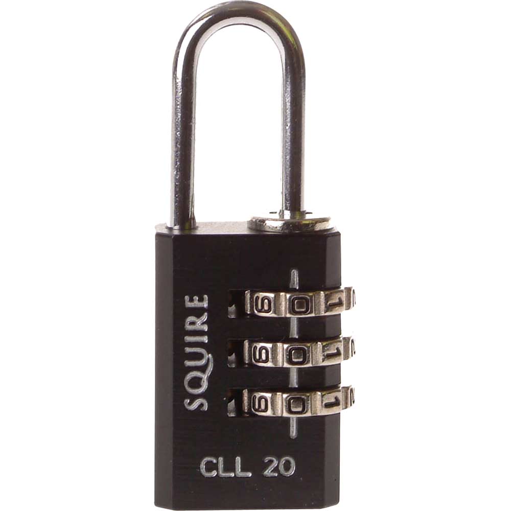Image of Henry Squire Combination Padlock Black 20mm
