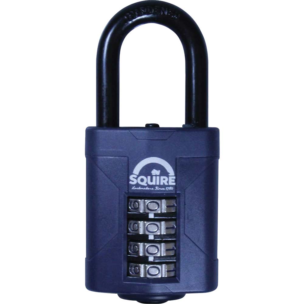 Henry Squire 50mm x 38.1mm Long Shackle Combination Padlock