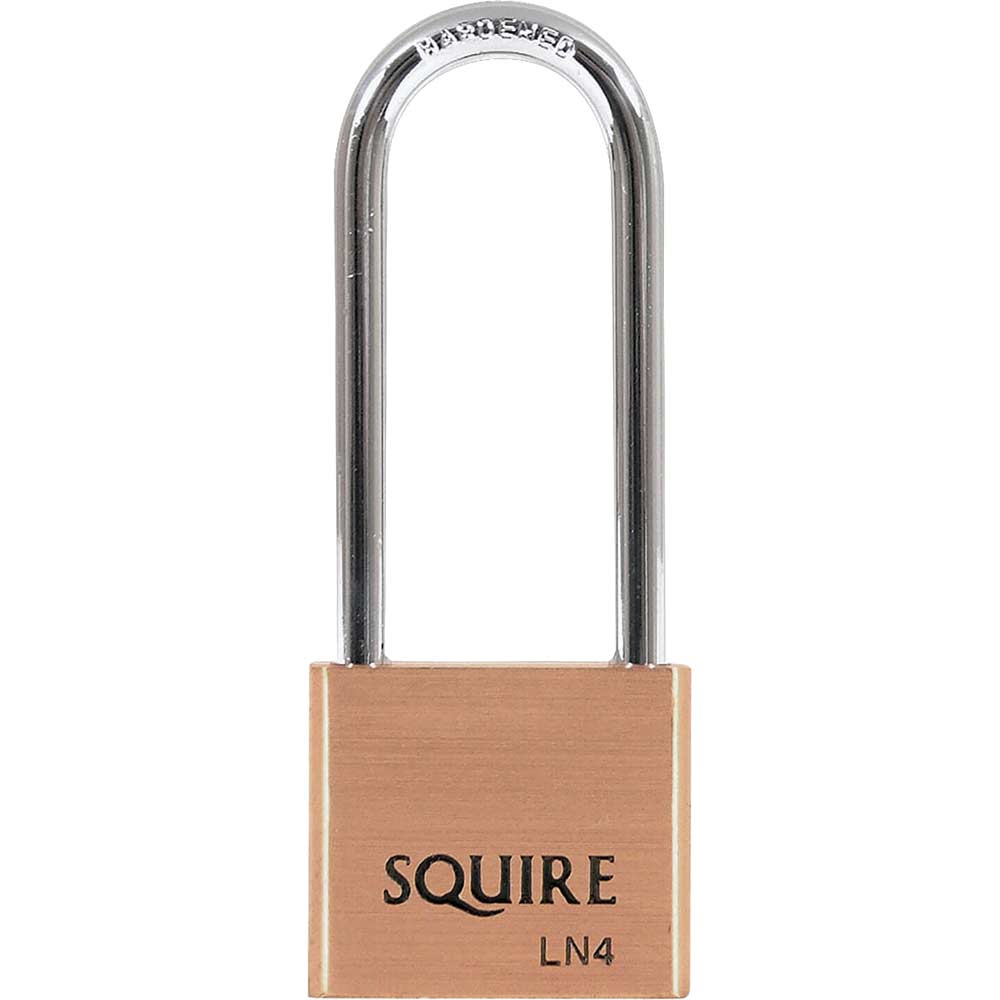 Squire 40mm Lion Series Brass Padlock with Long Shackle