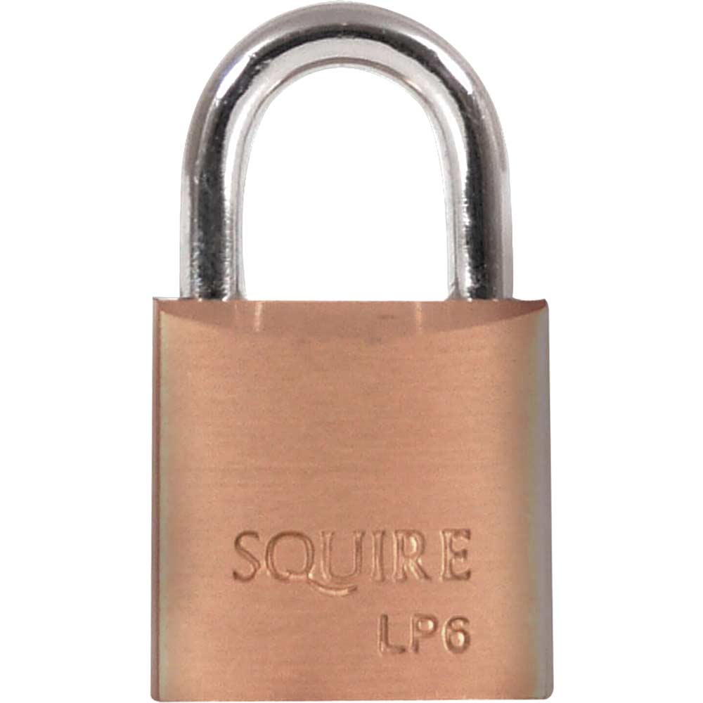 Image of Squire Lp6 Leopard Range Brass Padlock 20mm