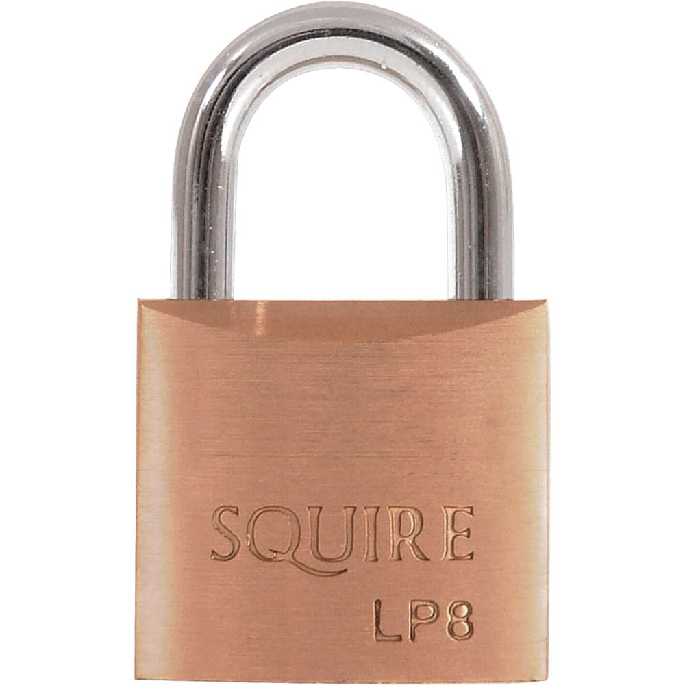 Image of Squire Lp8 Leopard Range Brass Padlock 30mm