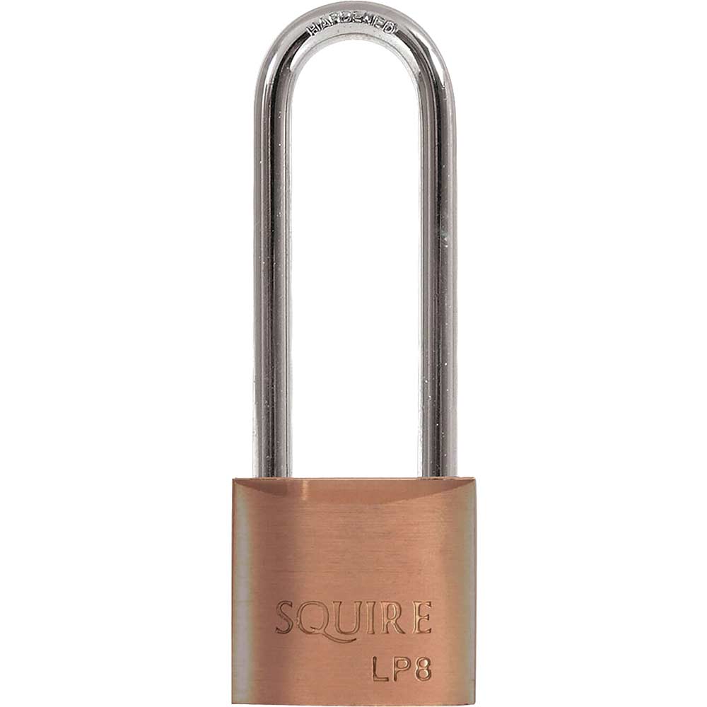 Squire Lp8/2 Leopard Brass Padlock 50mm Shackle