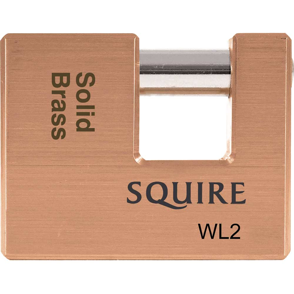 Image of Squire Wl2 Warehouse Padlock 70mm Brass