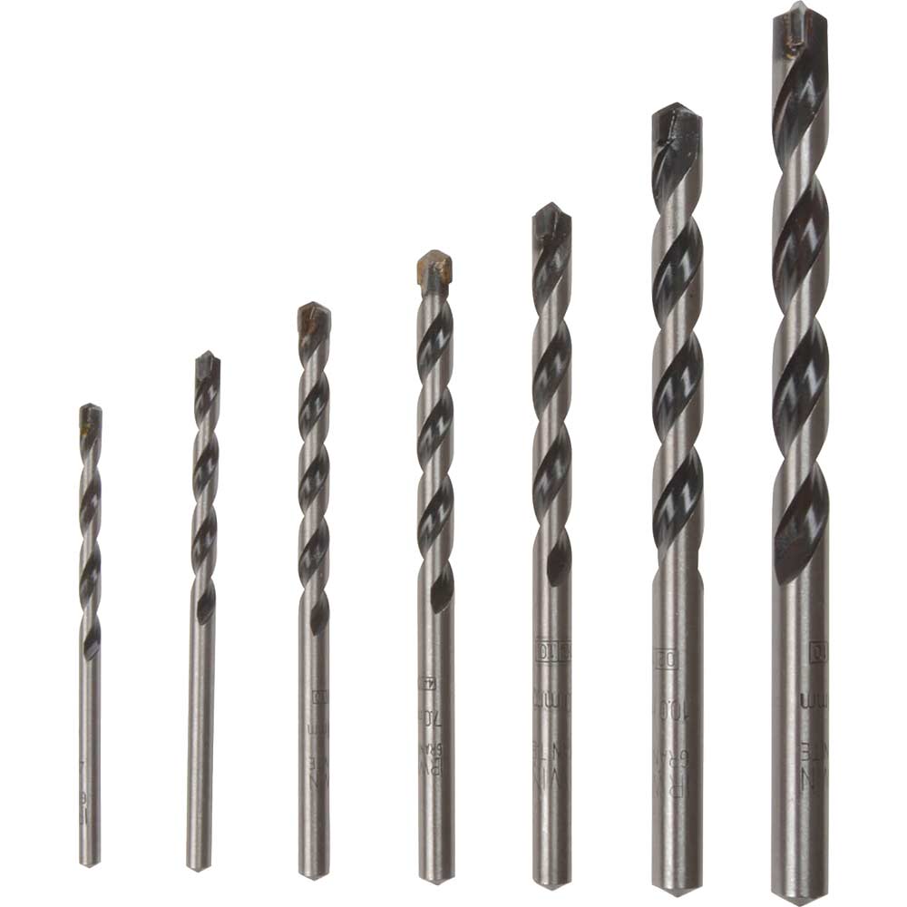 Irwin 7 Piece Granite Drill Bit Set 4 - 12mm