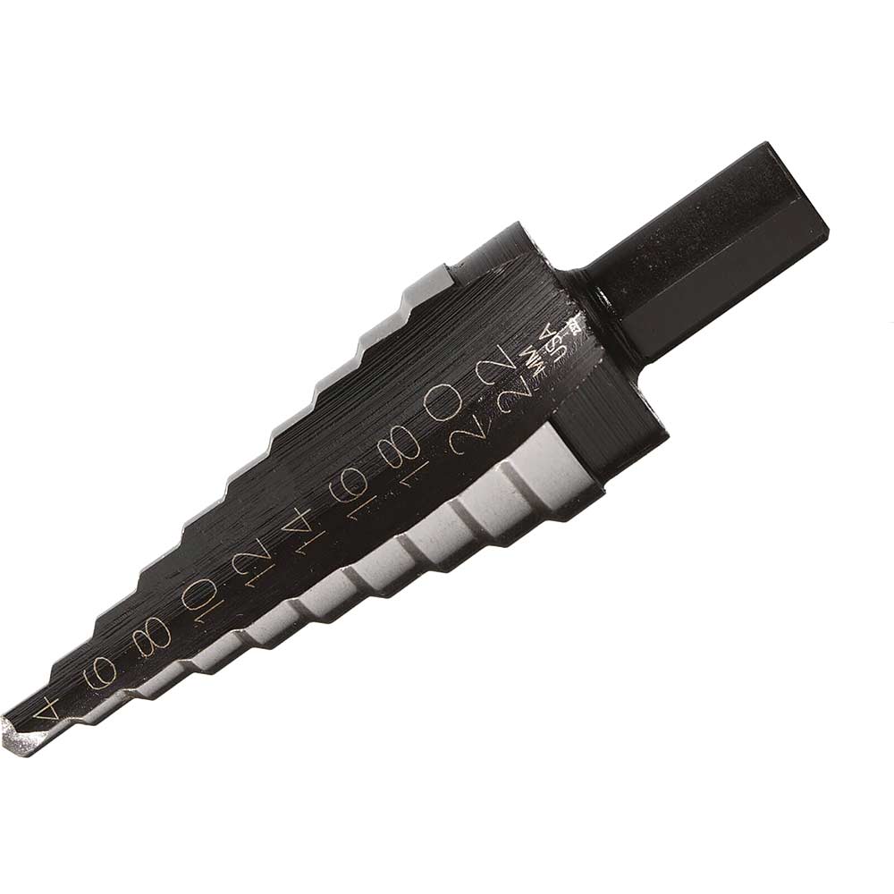 Irwin 9 Hole High Speed Steel Step Drill 4mm - 12mm
