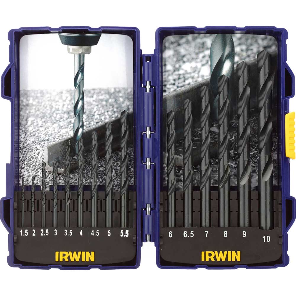Image of Irwin Pro 15 Piece HSS Drill Bit Set 1.5 - 10mm