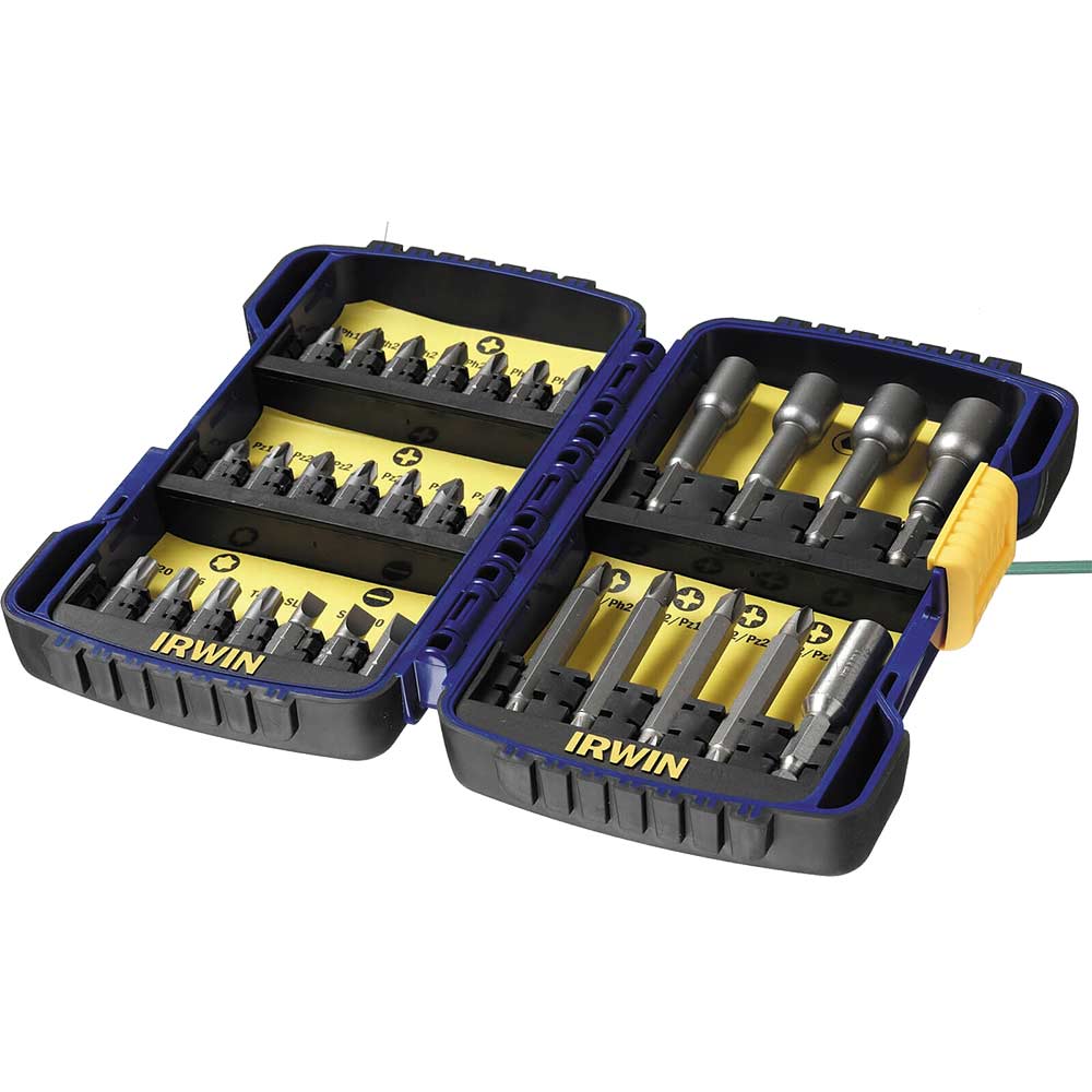 Image of Irwin 30 Piece Drill & Screwdriver Bit Set in Pro Case