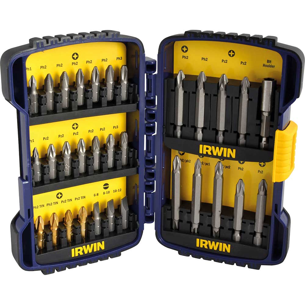 Image of Irwin 31 Piece Drill & Screwdriver Bit Set in Pro Case
