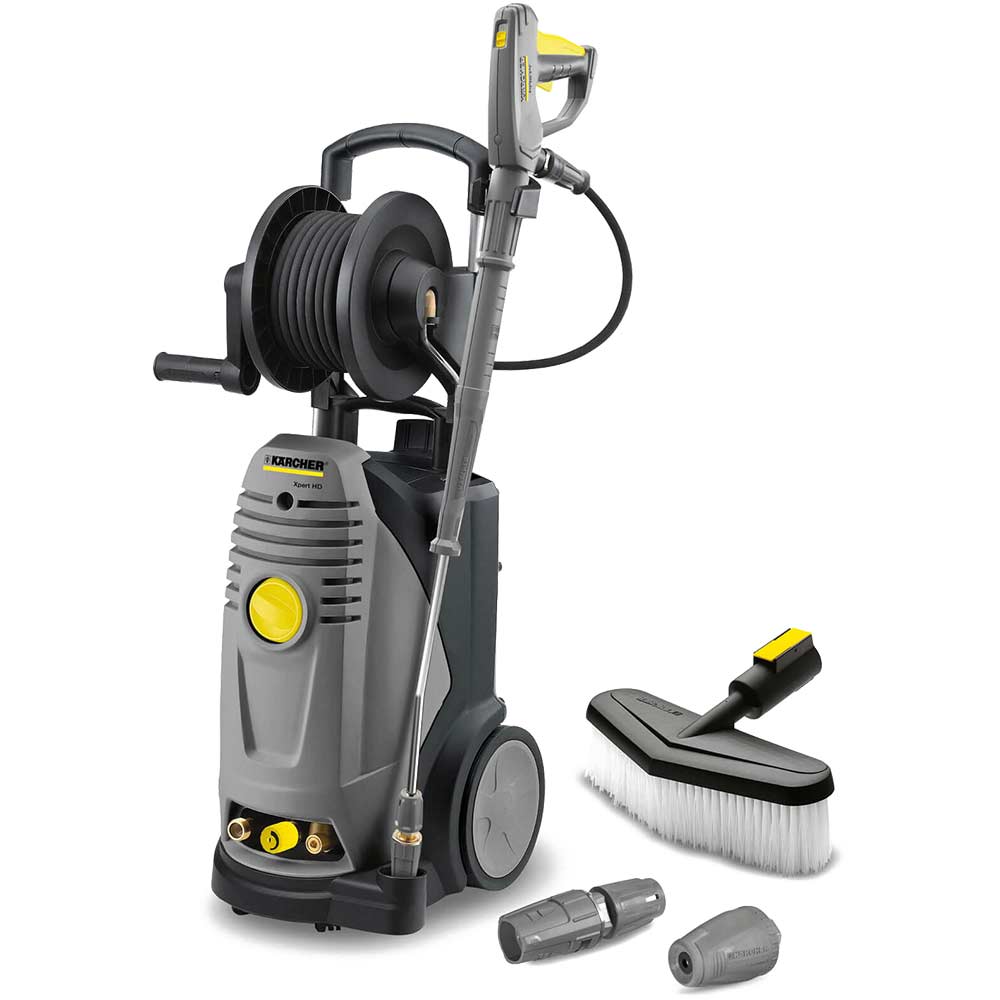 Image of Karcher XPERT DELUXE HD 7125 X Pressure Washer with Hose Reel 160 Bar 240v with Adaptor for DIY Accessories Worth £34.95