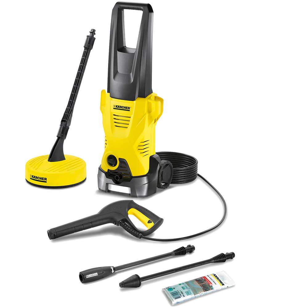 Image of Karcher K2 Premium Home Pressure Washer with Patio Cleaner 110 Bar 1400w 240v