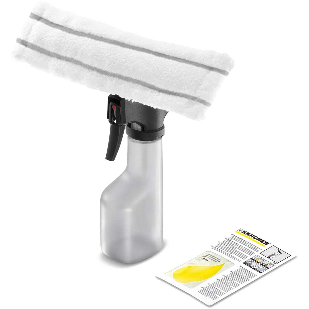 Karcher Spray Bottle & Microfibre Pad Kit for Karcher Window Vacs