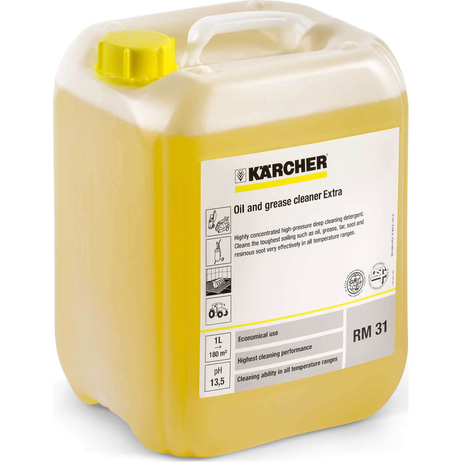 Karcher EXTRA RM 31 ASF Concentrated Oil & Grease Cleaner Detergent 20 Litre for HD & HDS Pressure Washers
