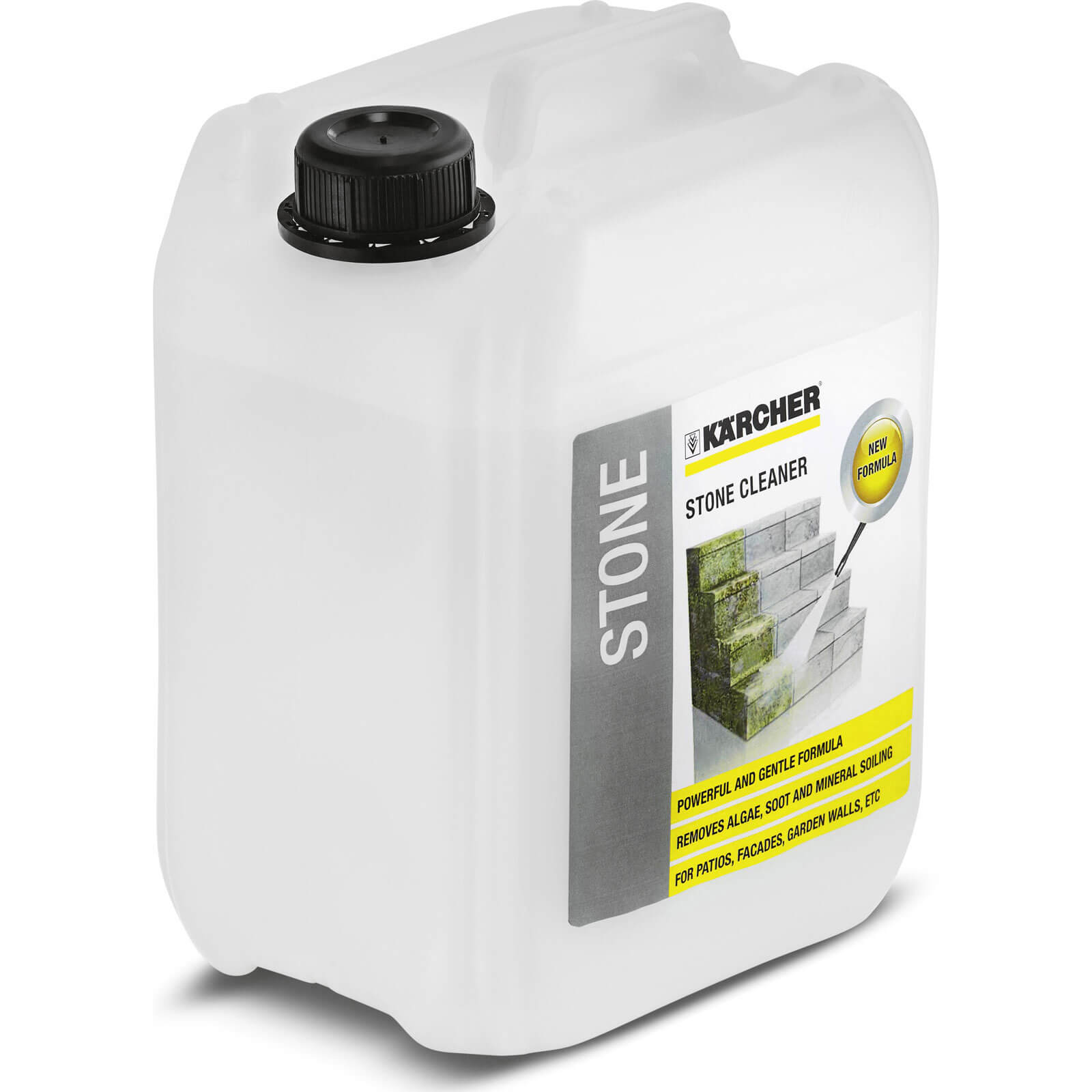 Karcher Multi Purpose Stone & Facade Plug n Clean Detergent Cleaner 5 Litre for Pressure Washers