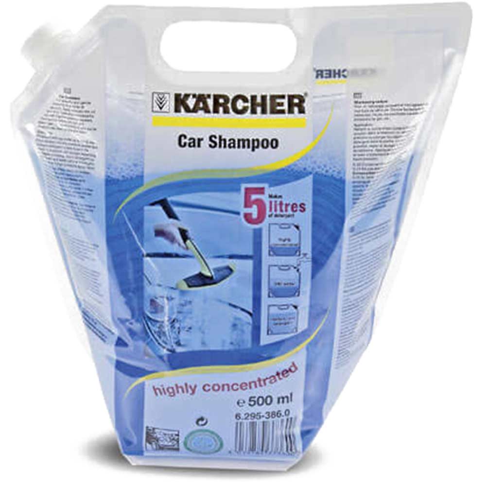 Image of Karcher 500ml Concentrate Car Shampoo Cleaner Detergent Pouch Makes 5 Litres for Pressure Washers