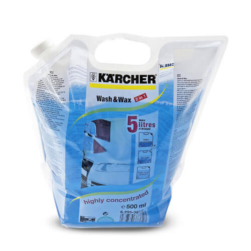 Karcher Concentrate Wash & Wax Detergent Pouch Makes 5 Litres