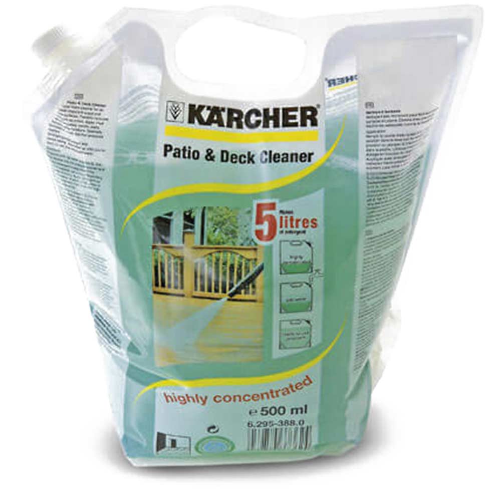 Karcher Concentrate Patio & Deck Detergent Pouch Makes 5 Litres