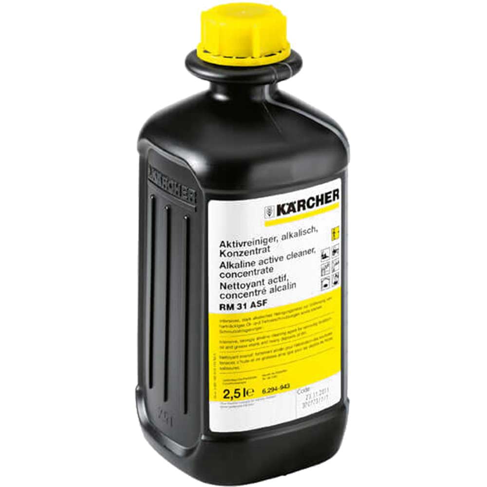 Karcher EXTRA RM 31 ASF Concentrated Oil & Grease Cleaner Detergent 2.5 Litre for HD & HDS Pressure Washers