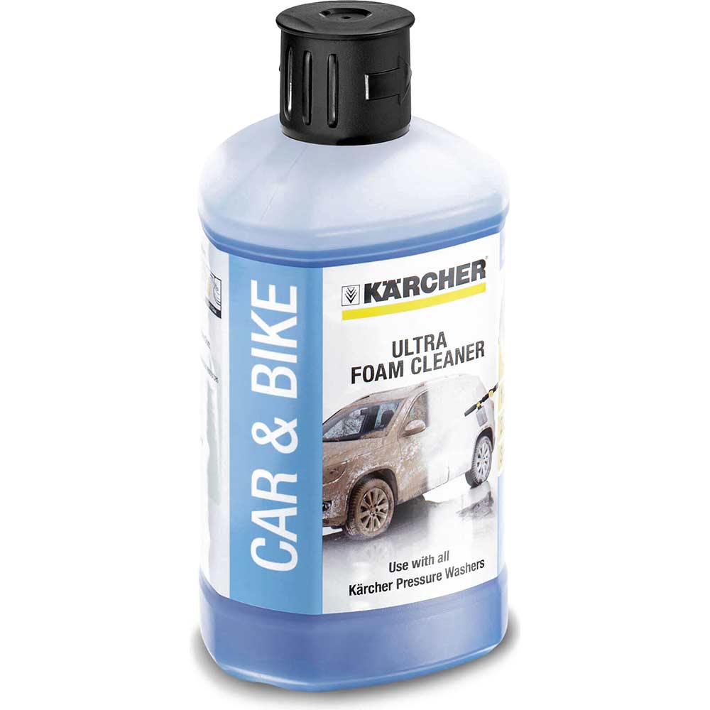 Karcher Ultra Foam Cleaner Detergent 1 Litre for Pressure Washers with Foam Nozzle