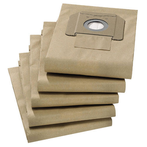 Karcher Pack of 5 Paper Class M Dust Bags for NT 35/1 & 360 Vacuum Cleaners