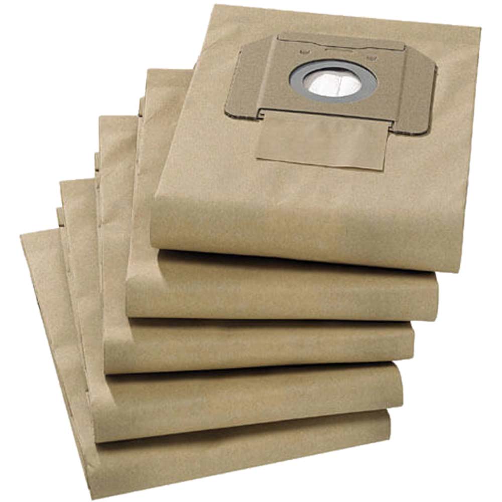 Karcher Pack of 5 Paper Class M Dust Bags for NT 35/1 & 360 Vacuum Cleaners