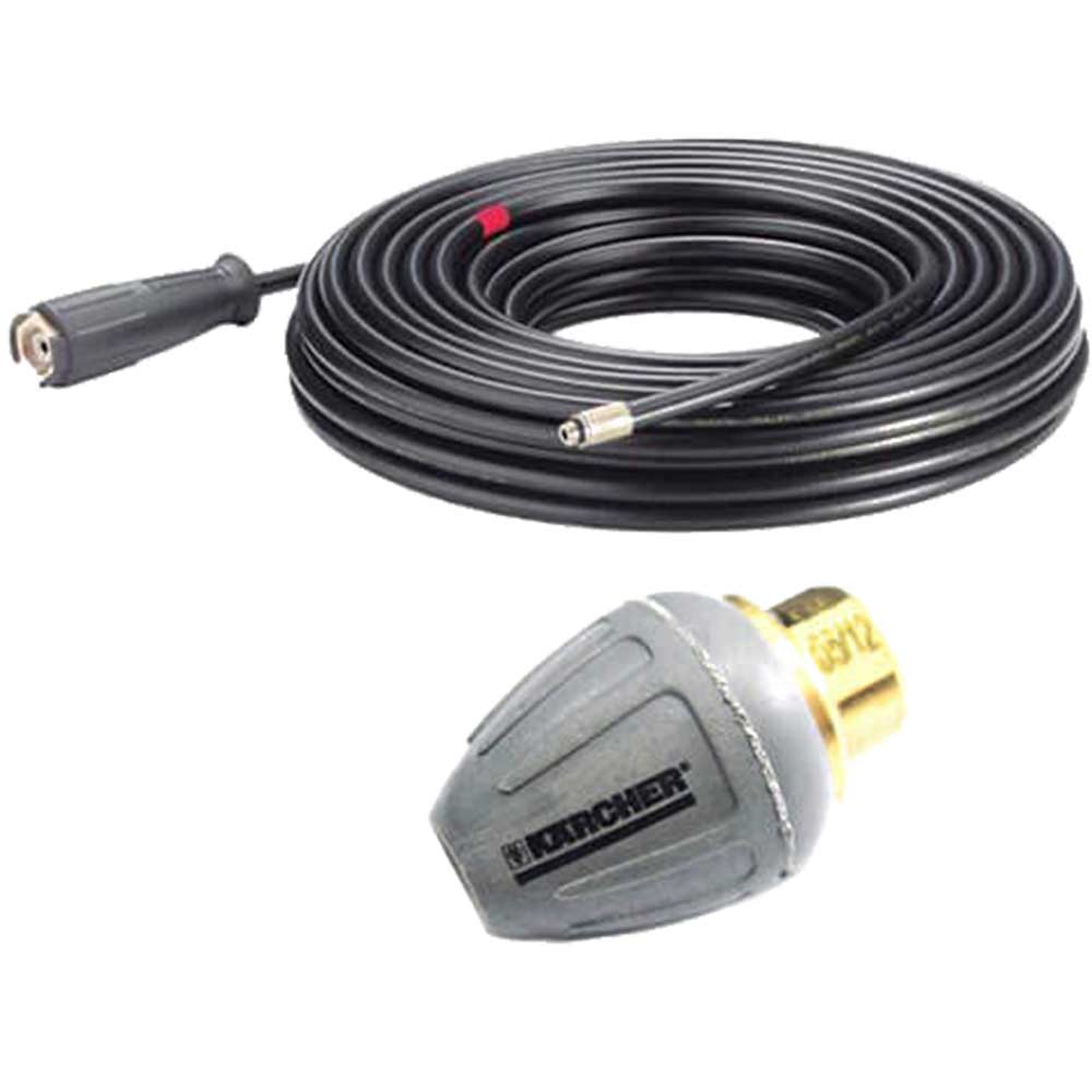 Image of Karcher 20 Metre Drain & Pipe Cleaning Hose Kit for HD, HDS & Xpert Pressure Washers