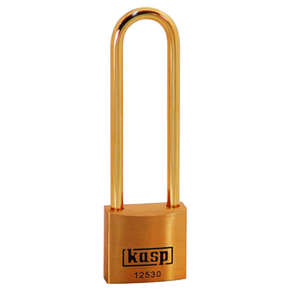 Image of Kasp 30mm 125 Series Premium Brass Padlock With 70mm Long Shackle