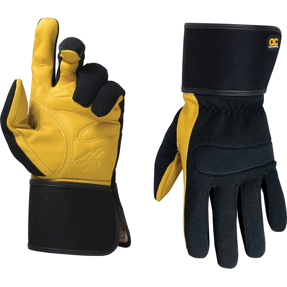 Kunys Top Grain Leather Cuff Glove Large