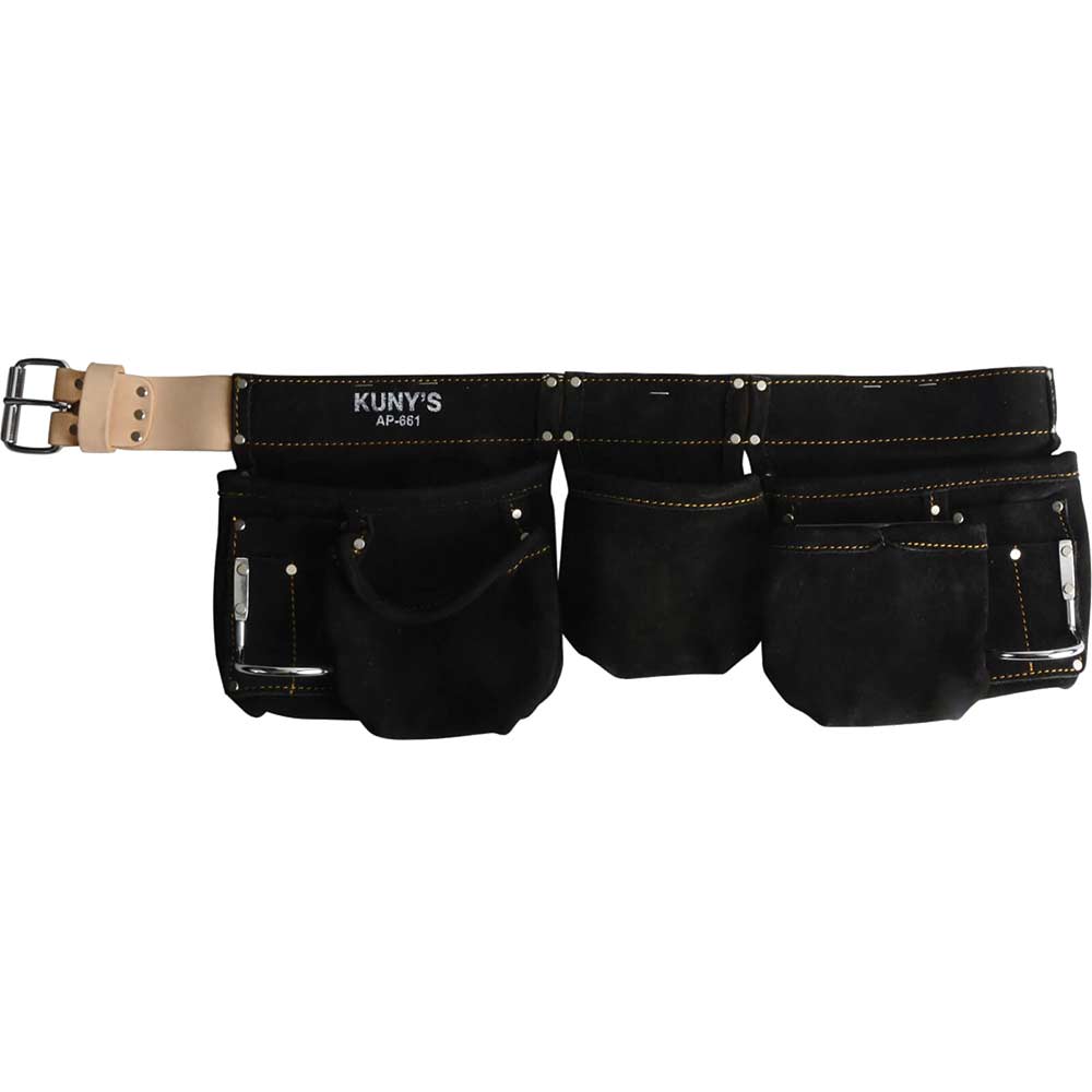 Image of Kunys Split Grain Water Repellant Double Tool Pouch