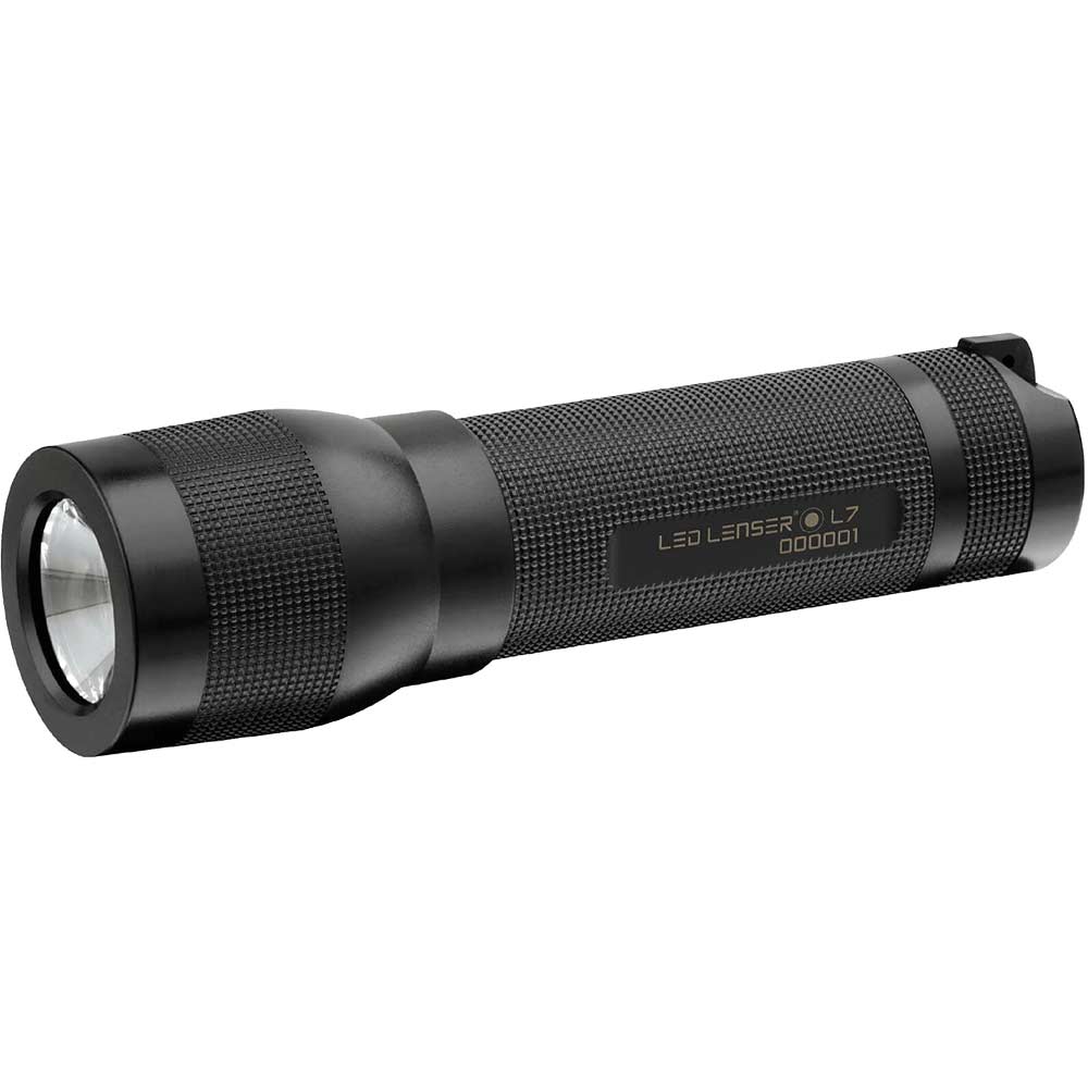 LED Lenser L7 Lightweight Torch Titanium 115 Lumens Size 2 x AAA Batteries