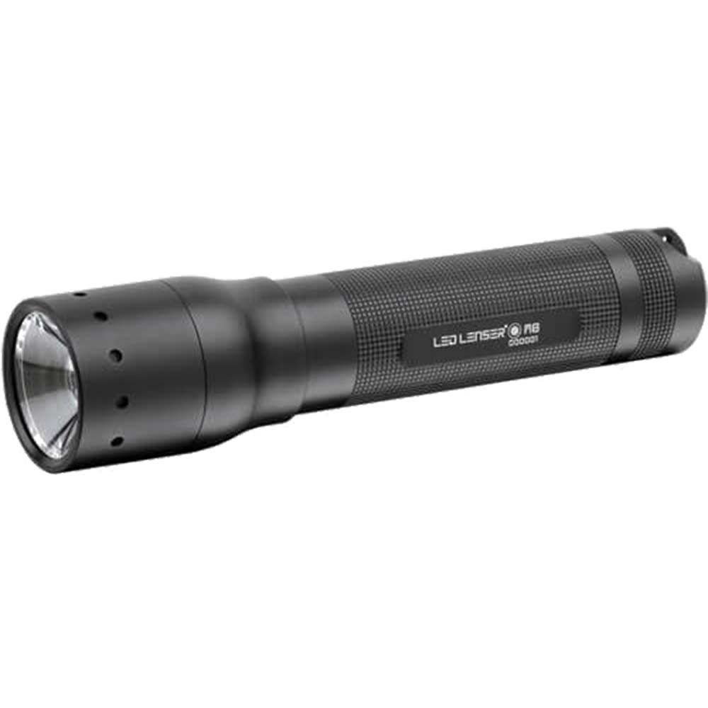 Image of LED Lenser M8 Professional Focusing Torch Black in Gift Box 235 Lumens Size 2 x CR123 Batteries