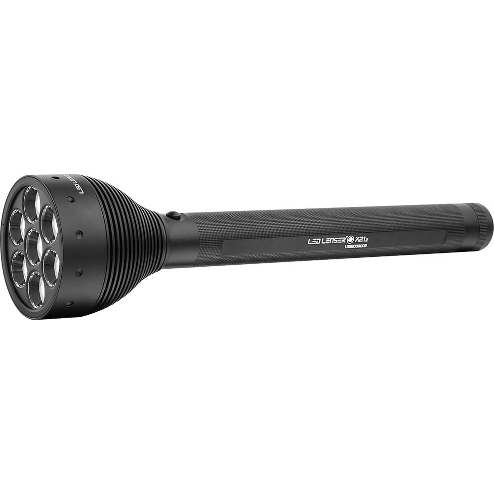 Image of LED Lenser X21.2 Professional Tactical Torch Black in Hard Case 1600 Lumens Size 4 x D Batteries