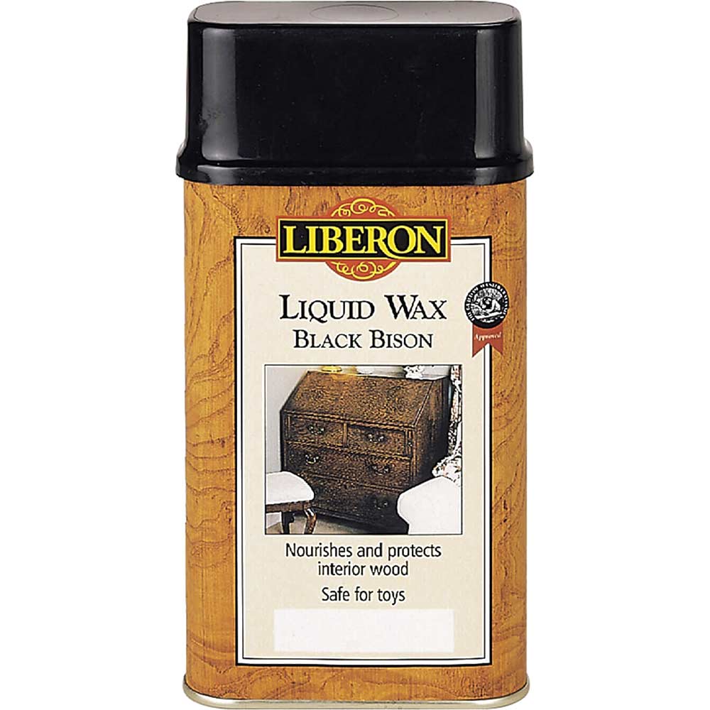 Image of Liberon Bison Liquid Wax Geo mahogany 500ml
