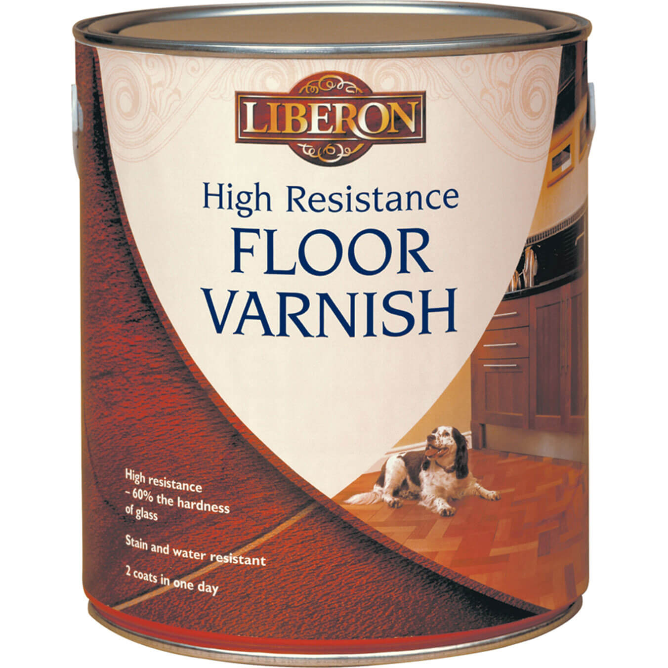 Liberon High Resistance Floor Varnish Clear Satn 2.5 Litre