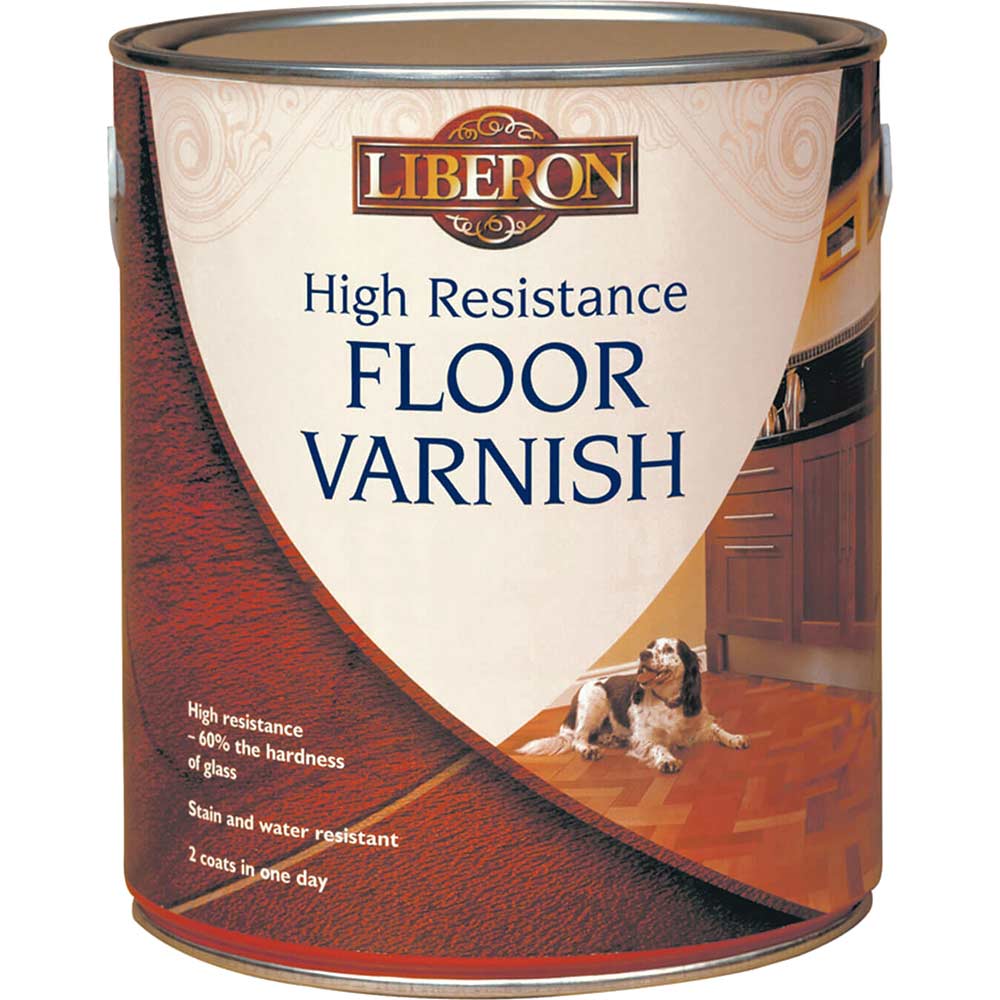 Liberon High Resistance Floor Varnish Clear Matt 2.5 Litre