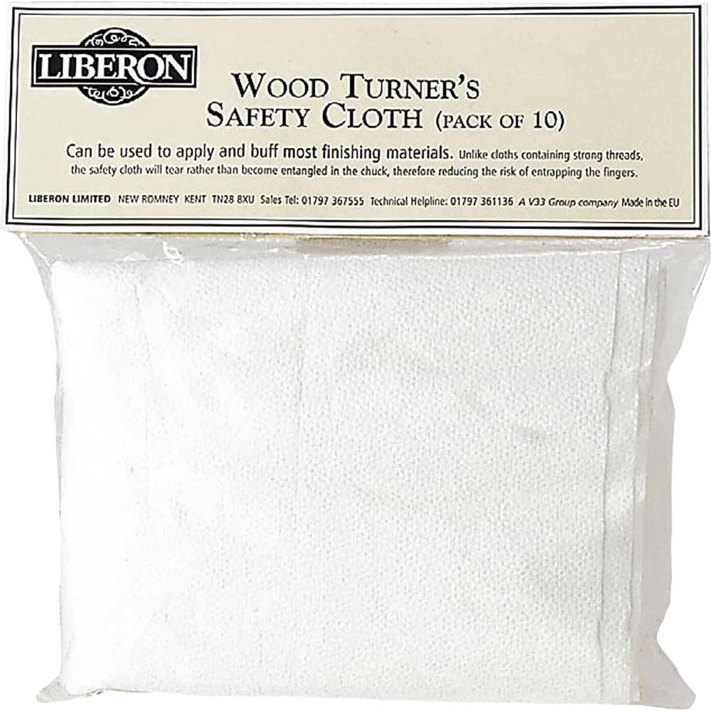 Image of Liberon Woodturners Safety Cloth Pack of 10