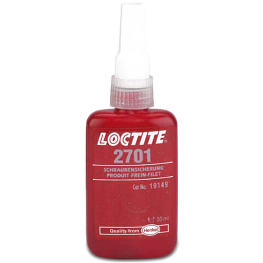 Image of Loctite 2701 High Strength Threadlocking Oil Resistant Glue 50ml