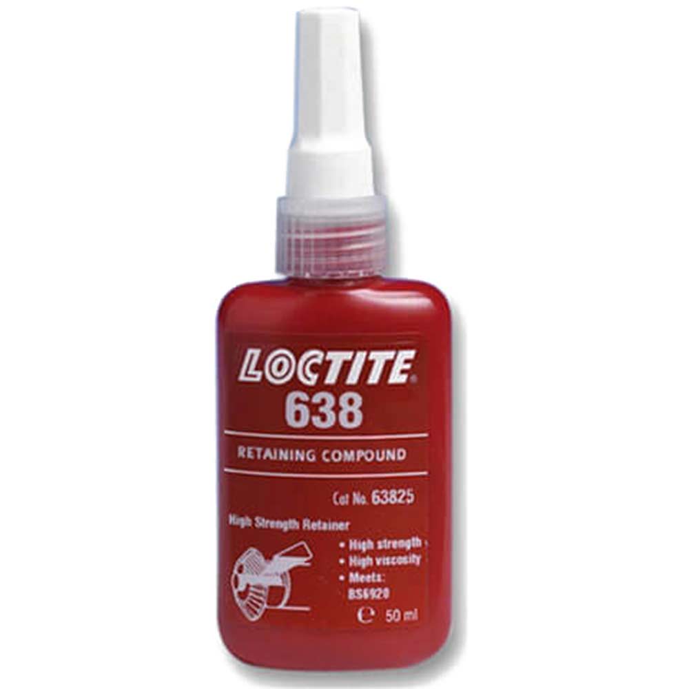 Image of Loctite 638 High Strength Fast Cure General Purpose Retainer 50ml