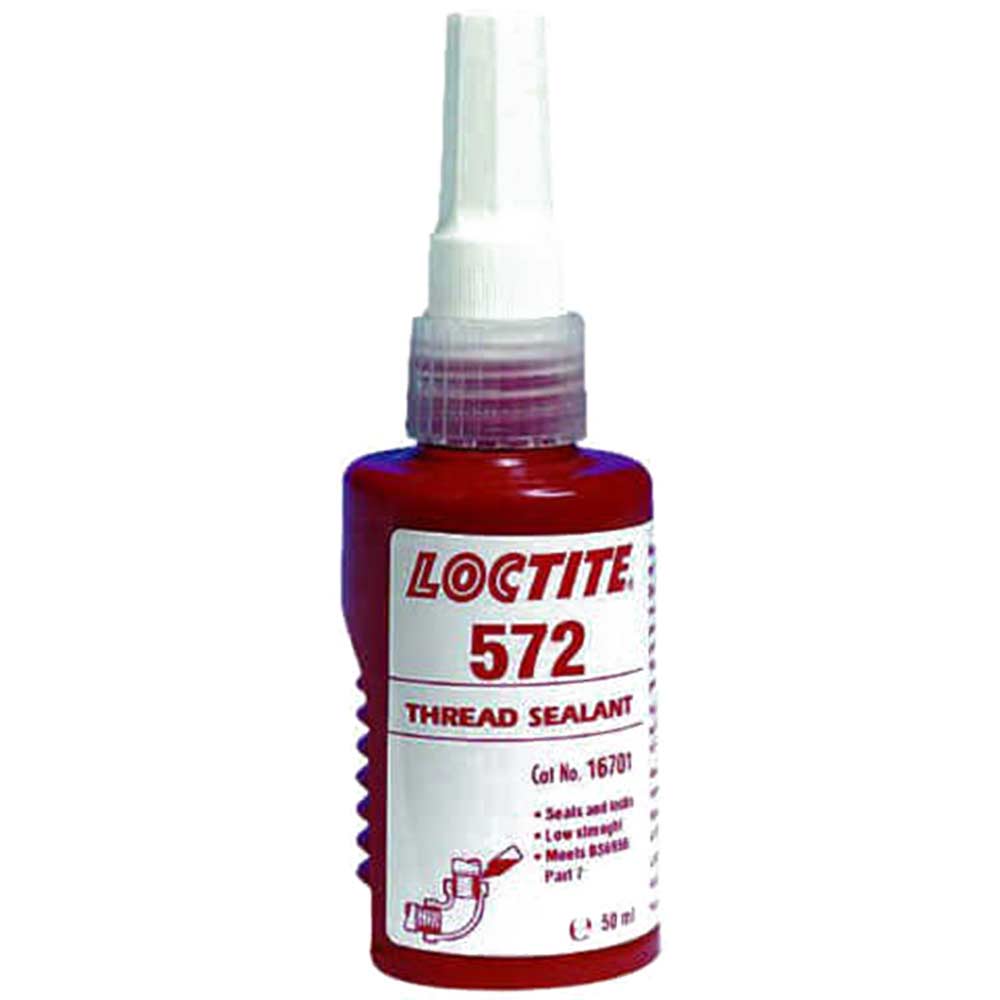 Image of Loctite 572 Low Strength Slow Cure Threadlocking Sealant 50ml