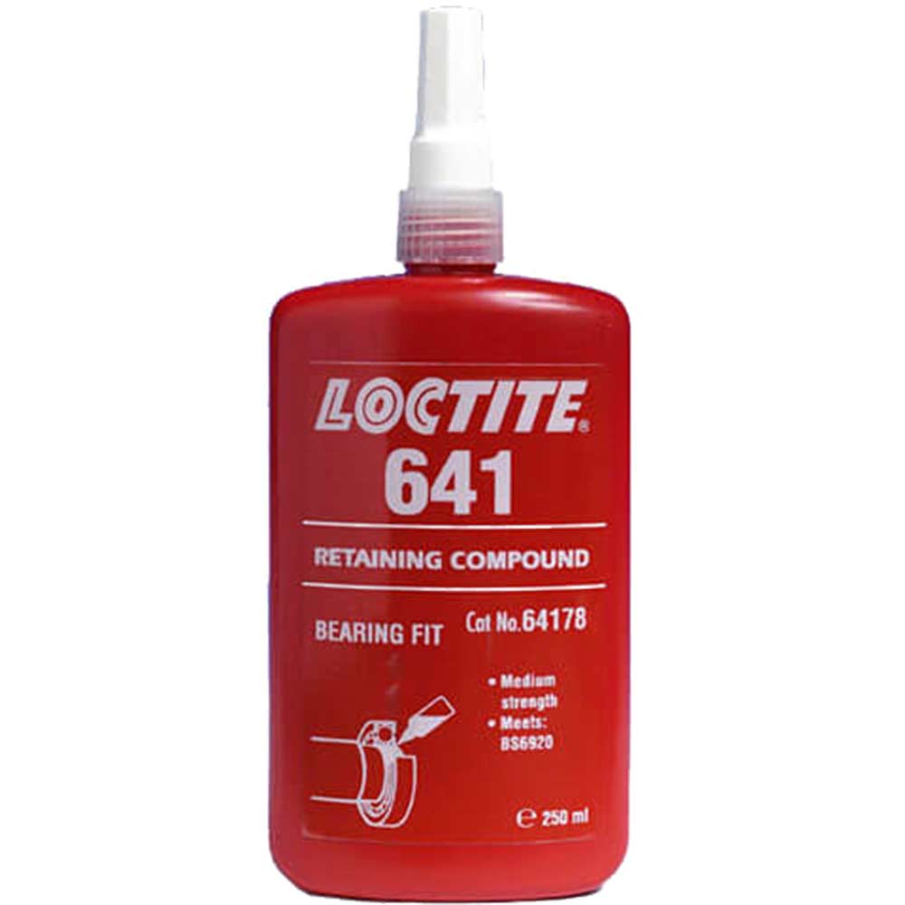 Loctite 641 Bearing Fit Medium Strength Retainer 250ml